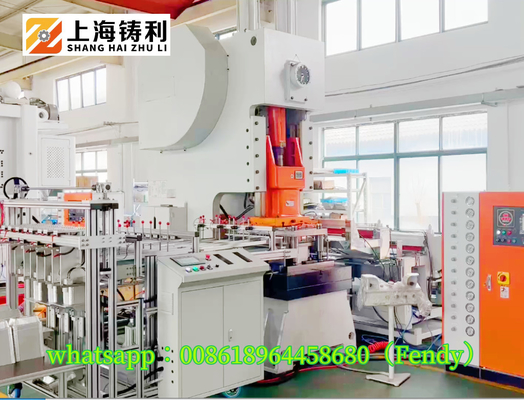 Automatic Round Aluminium Foil Container Machine ZL-T63 With Hole