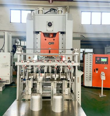 Disposable Aluminium Foil Cup Making Machine 1000MM Silver Foil Container Machine