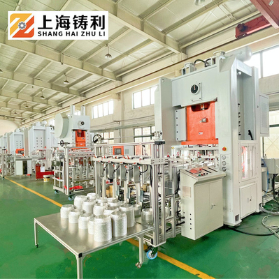 24KW Aluminium Foil Container Making Business automatic  Aluminium Foil Paper Making Machine